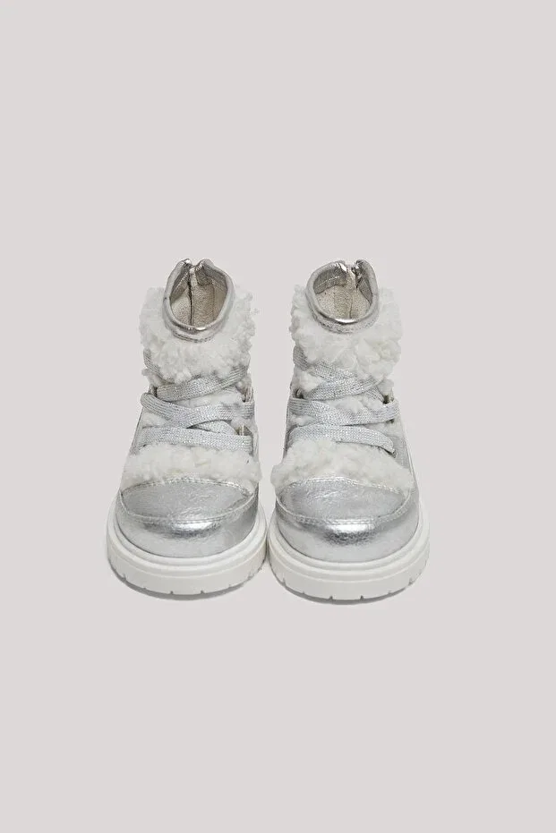 Детские туфли для девочек на шнуровке Gb Baby, Silver