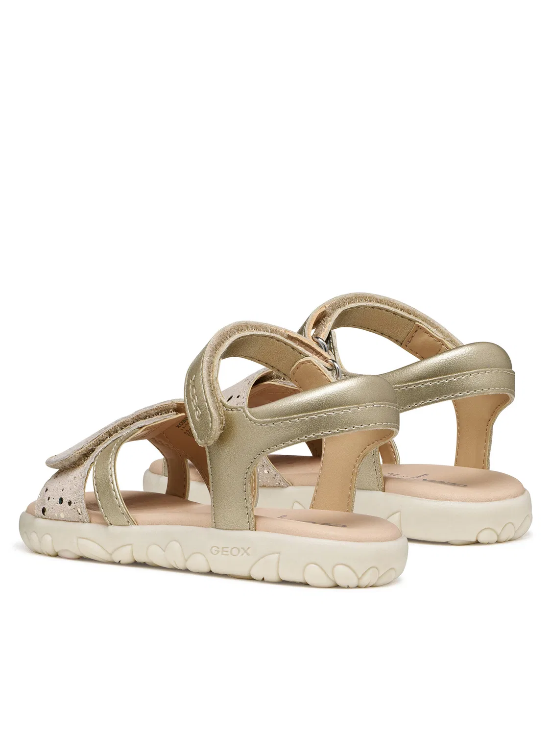 Сандалии для девочки Sandal Haiti Girl Geox, золотистый — фото 3