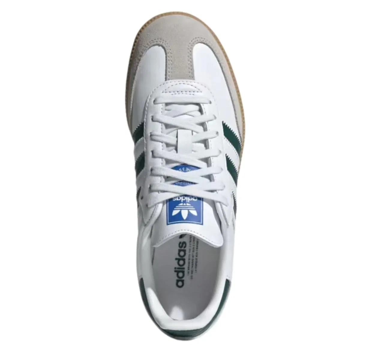 Детские кроссовки для мальчиков с принтом Samba Adidas, Collegiate Green — фото 3