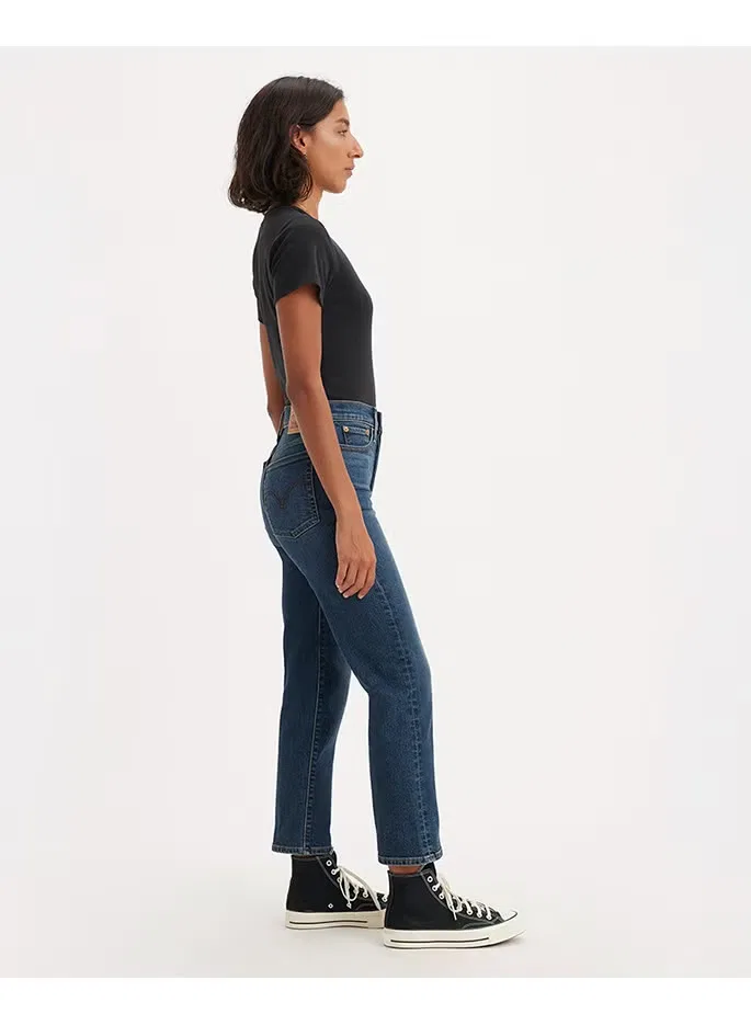 Джинсы прямые с эффектом подъема Wedgie Straight Fit Levi'S, темно-синий — фото 4