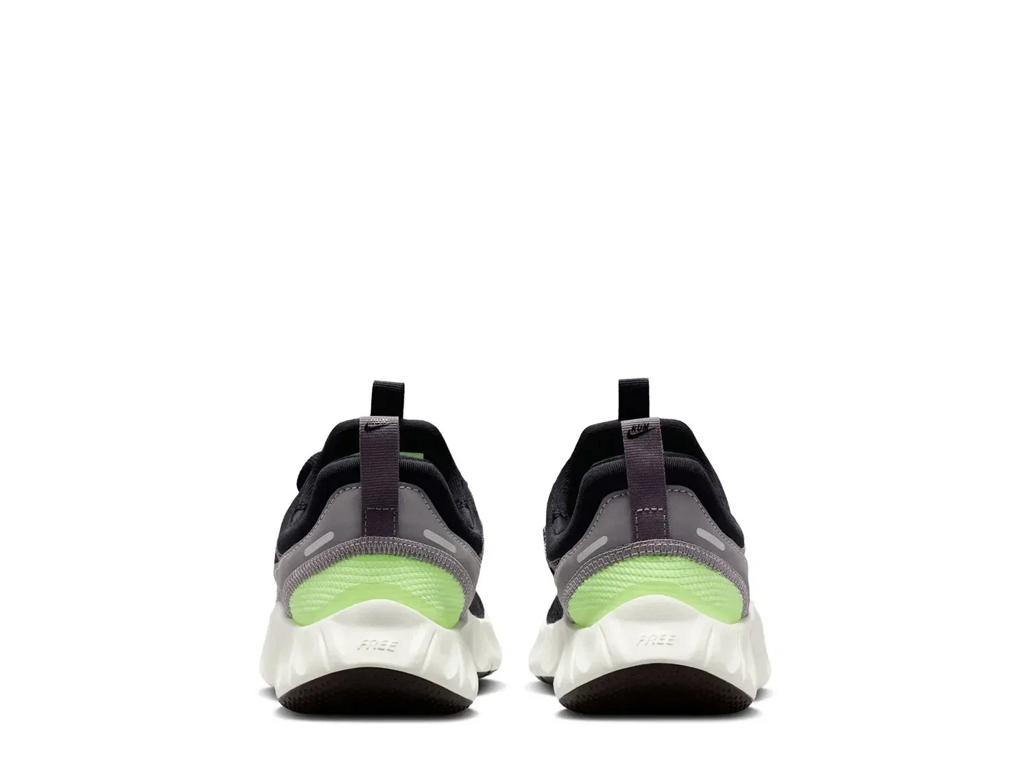 Кроссовки беговые Free Ride, Nike, Black/Green — фото 2
