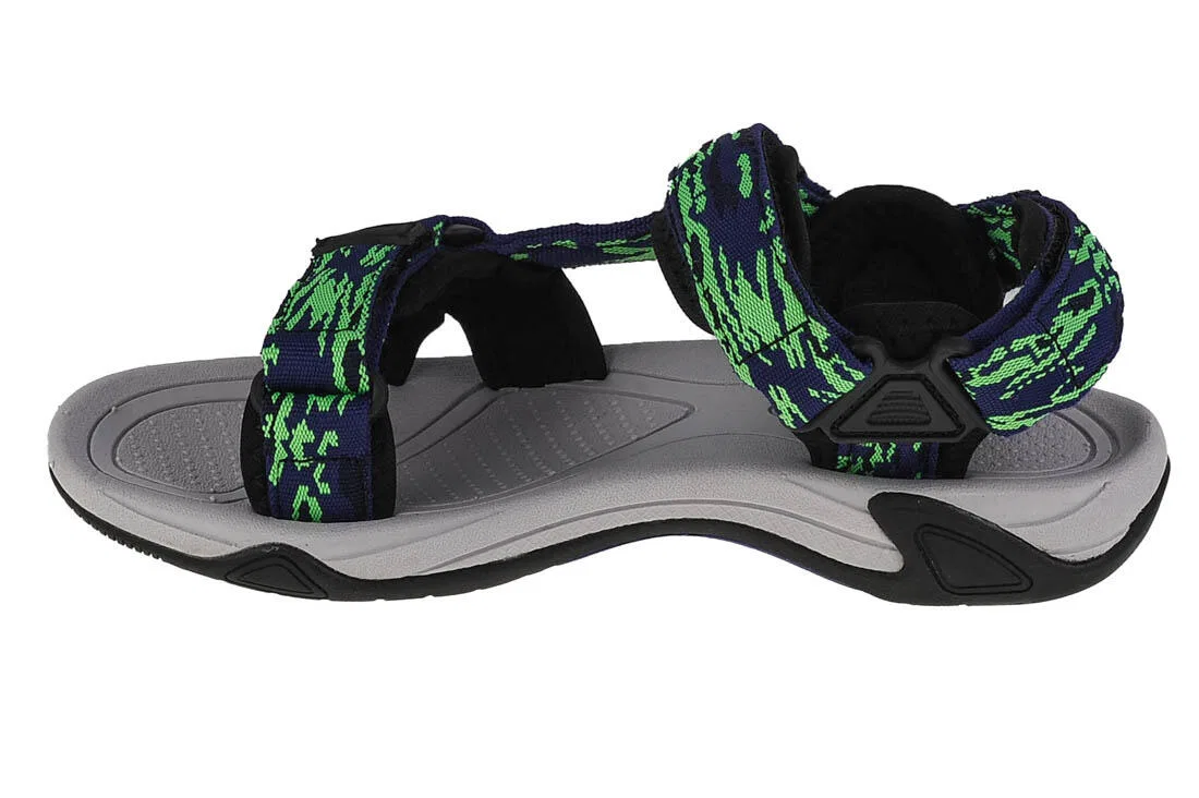 Детские сандалии для мальчиков Hamal Hiking Sandal Jr Cmp, Schwarz Grun Dunkelblau — фото 2