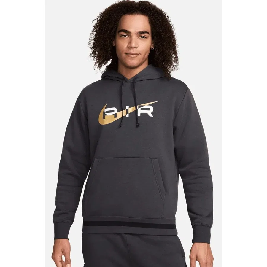 Худи Nike Sportswear Air Fleece с длинным рукавом, Антрацитовый