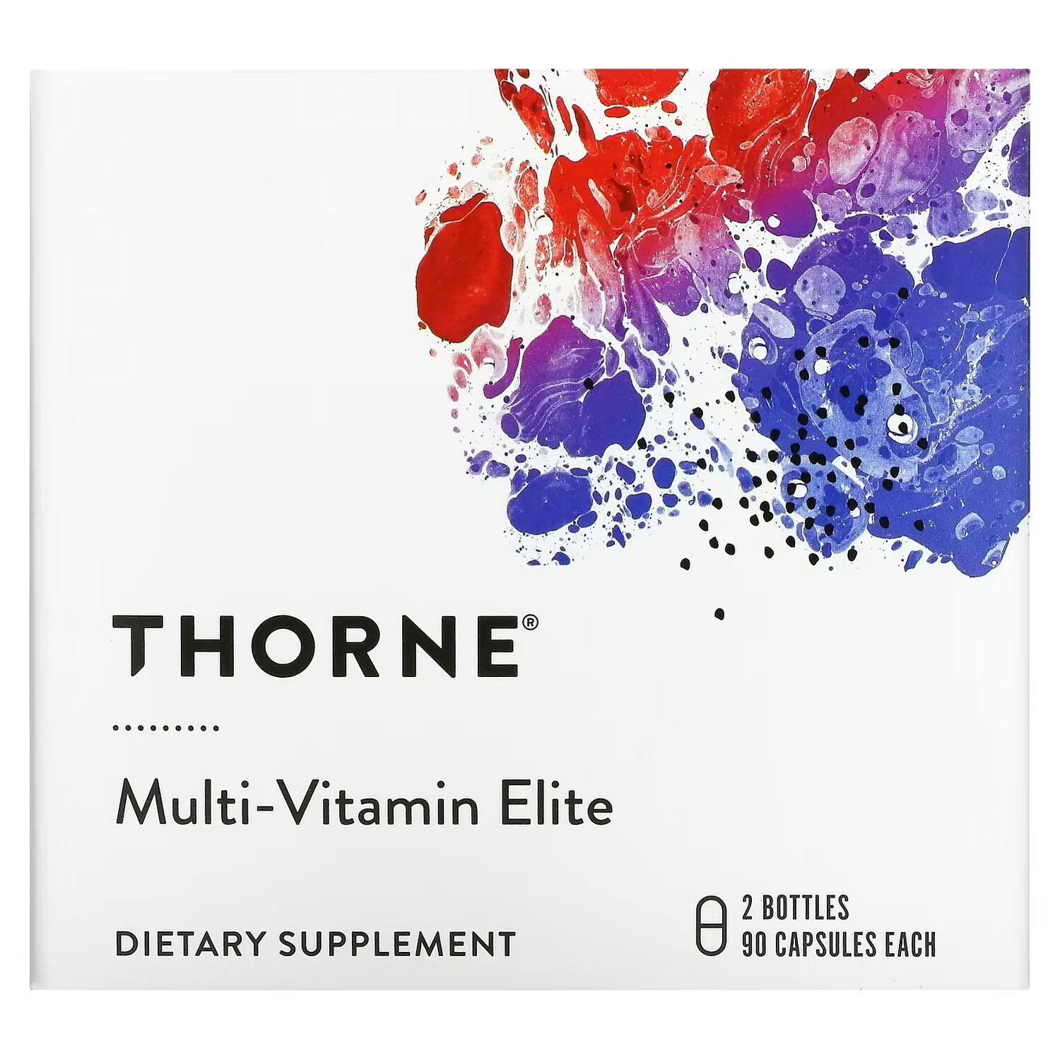 

Thorne Research Multi-Vitamin Elite мультивитамины для приема утром и вечером, 180 капсул