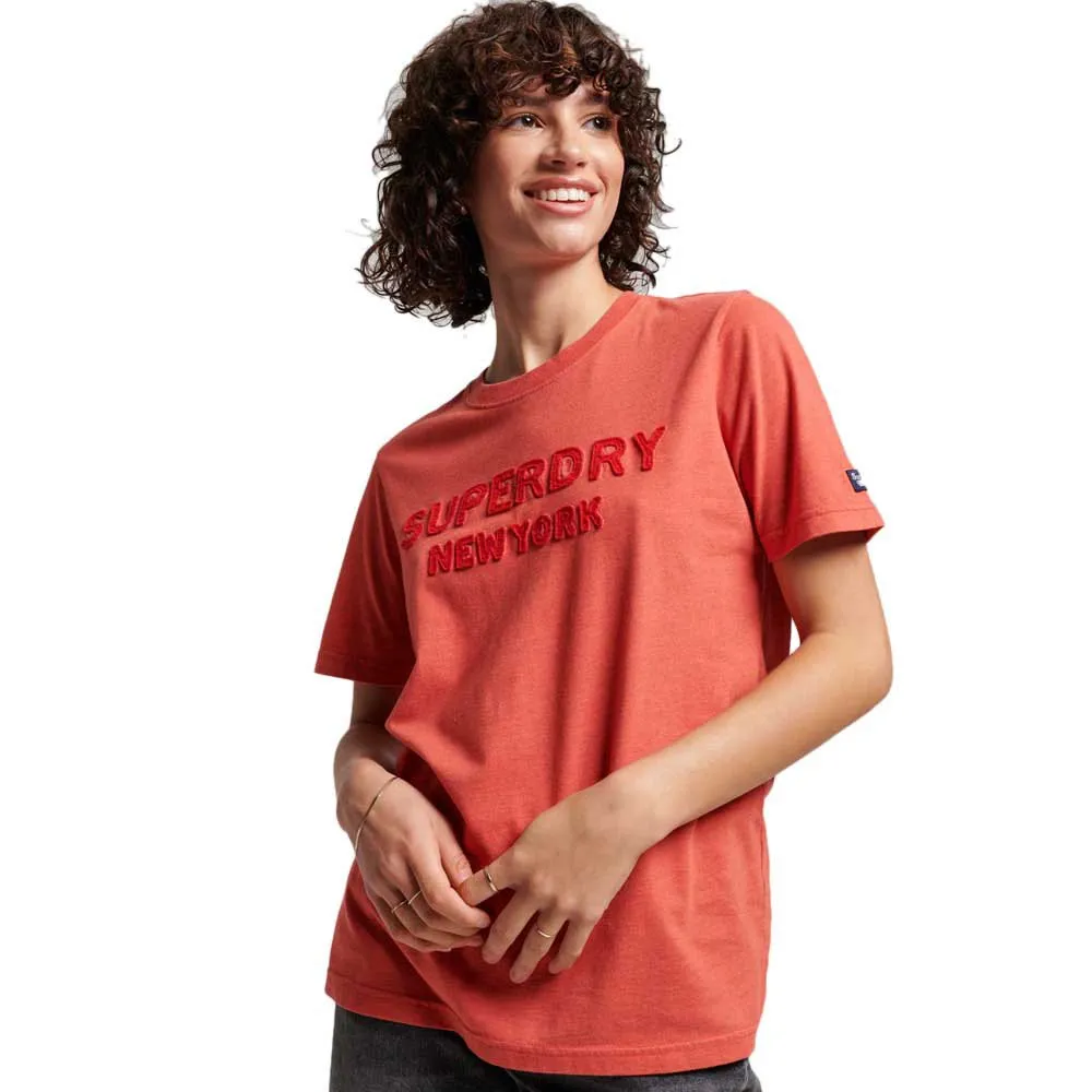 

Футболка Superdry Vintage Stack Graphic, оранжевый