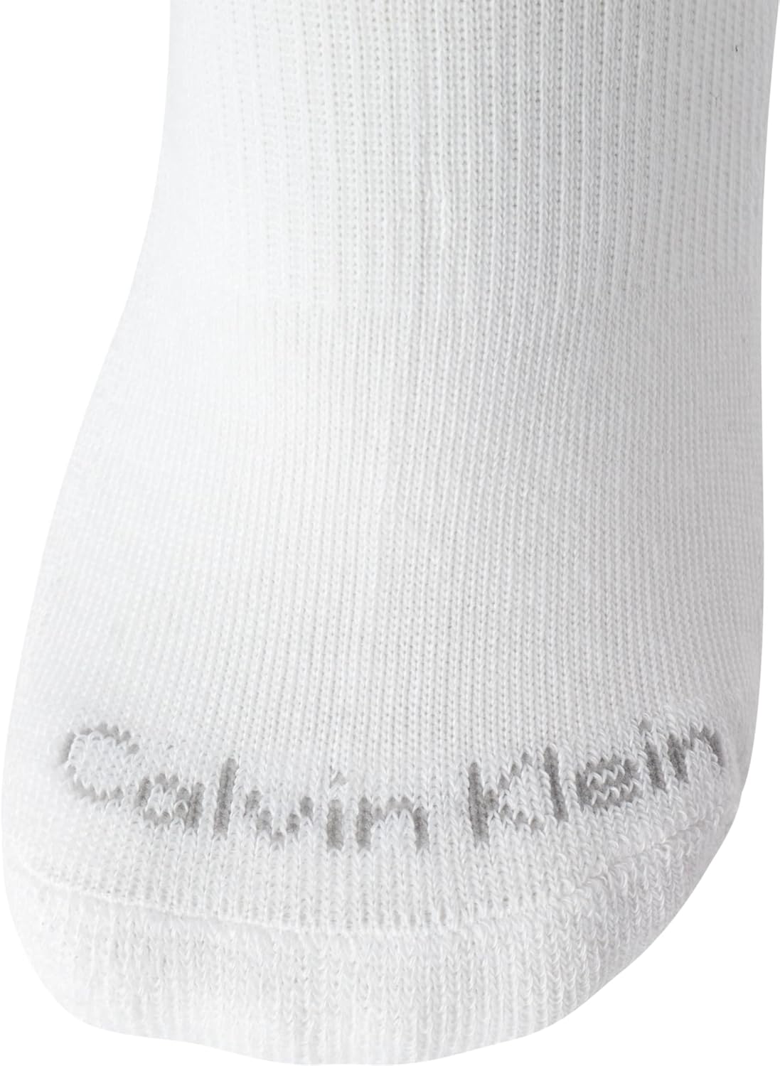Женские носки Calvin Klein Crew - 8 пар, мягкие, дышащие, спортивные носки до середины голени для женщин (размер обуви: 4-10), White — фото 4
