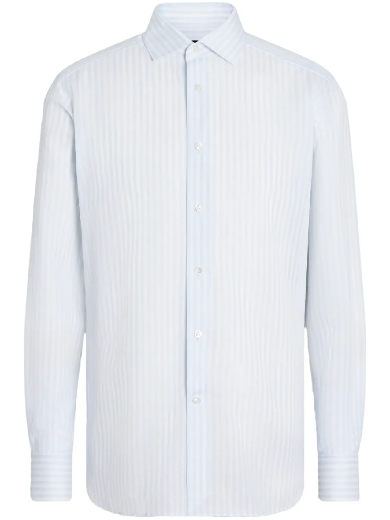 

Zegna рубашка в полоску, белый