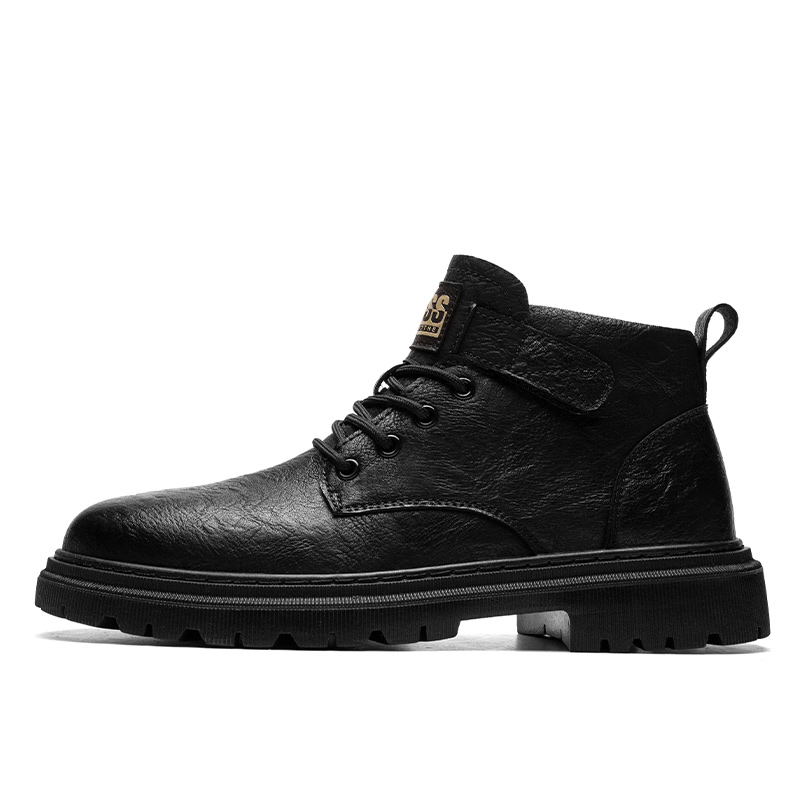 

CariteSport Черные короткие ботинки мартин, цвет Black