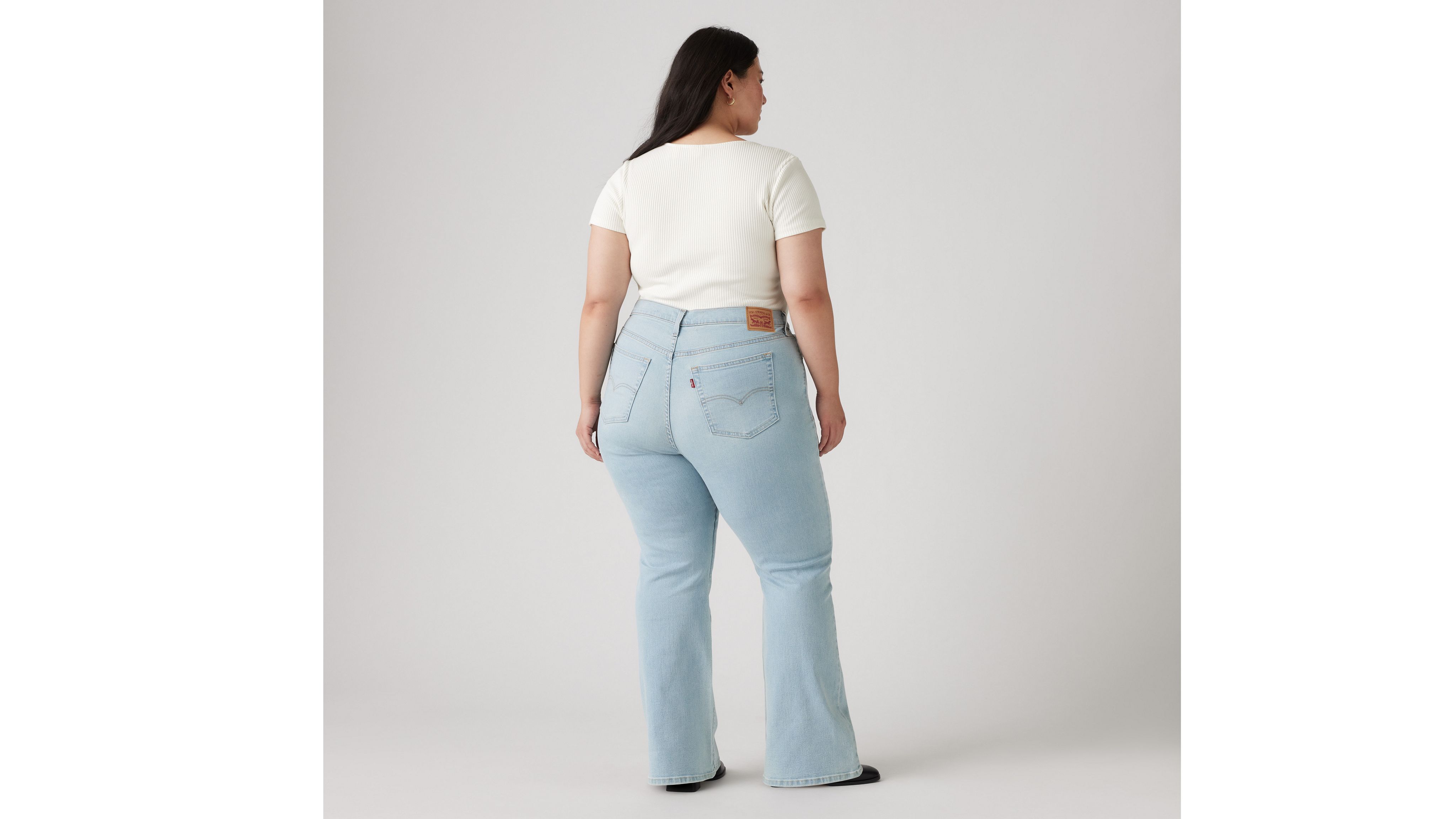 Женские джинсы-клеш с высокой талией 726 (большие размеры) Levi's, Eternal Indigo Light - Light Wash — фото 4