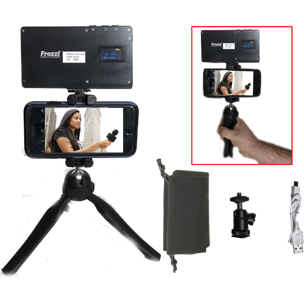 

Комплект карманного фонаря Frezzi Smartphone Variable Color Pocket Light II с зажимом для смартфона