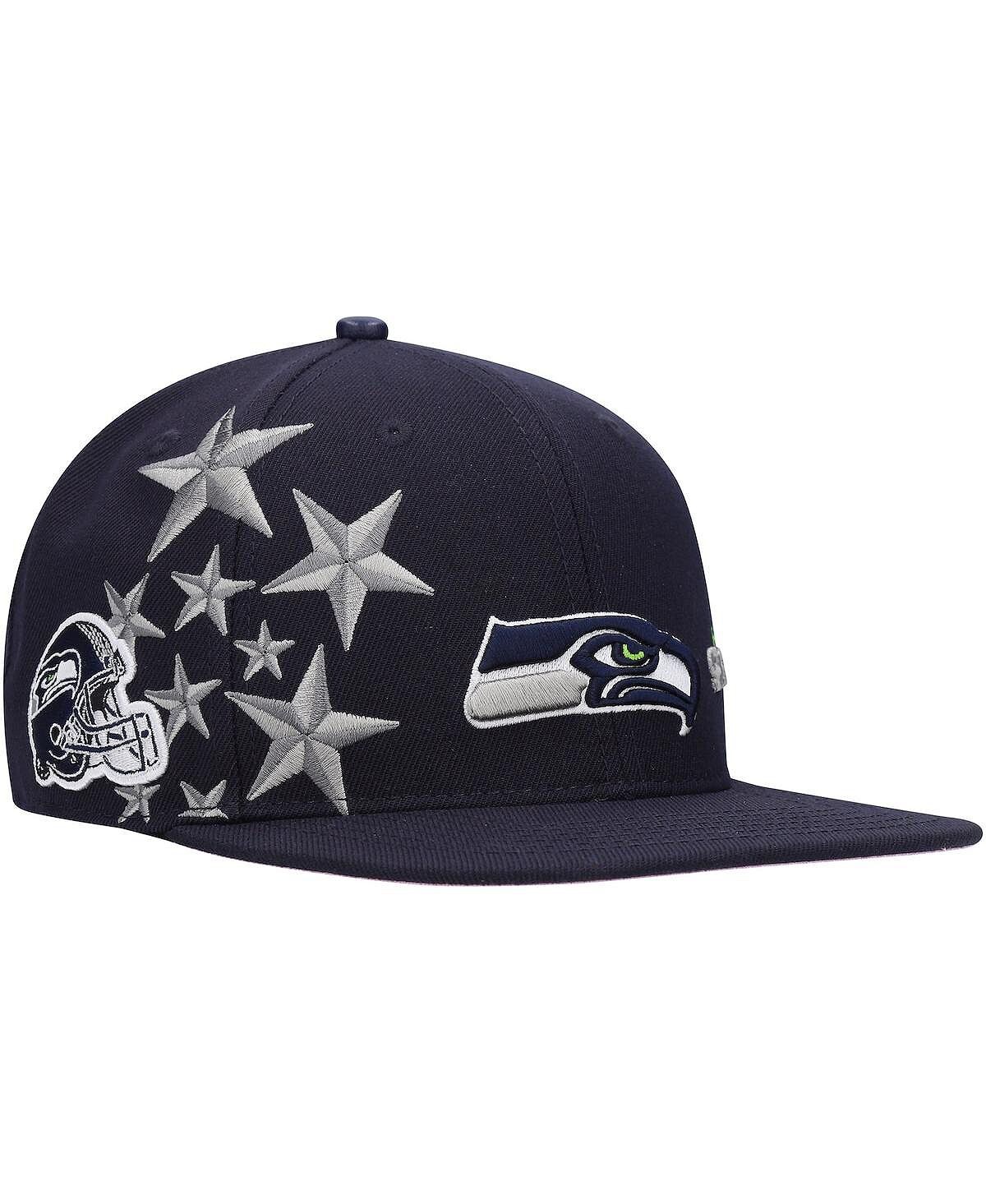 

Мужская кепка Snapback Seattle Seahawks темно-синего цвета Pro Standard