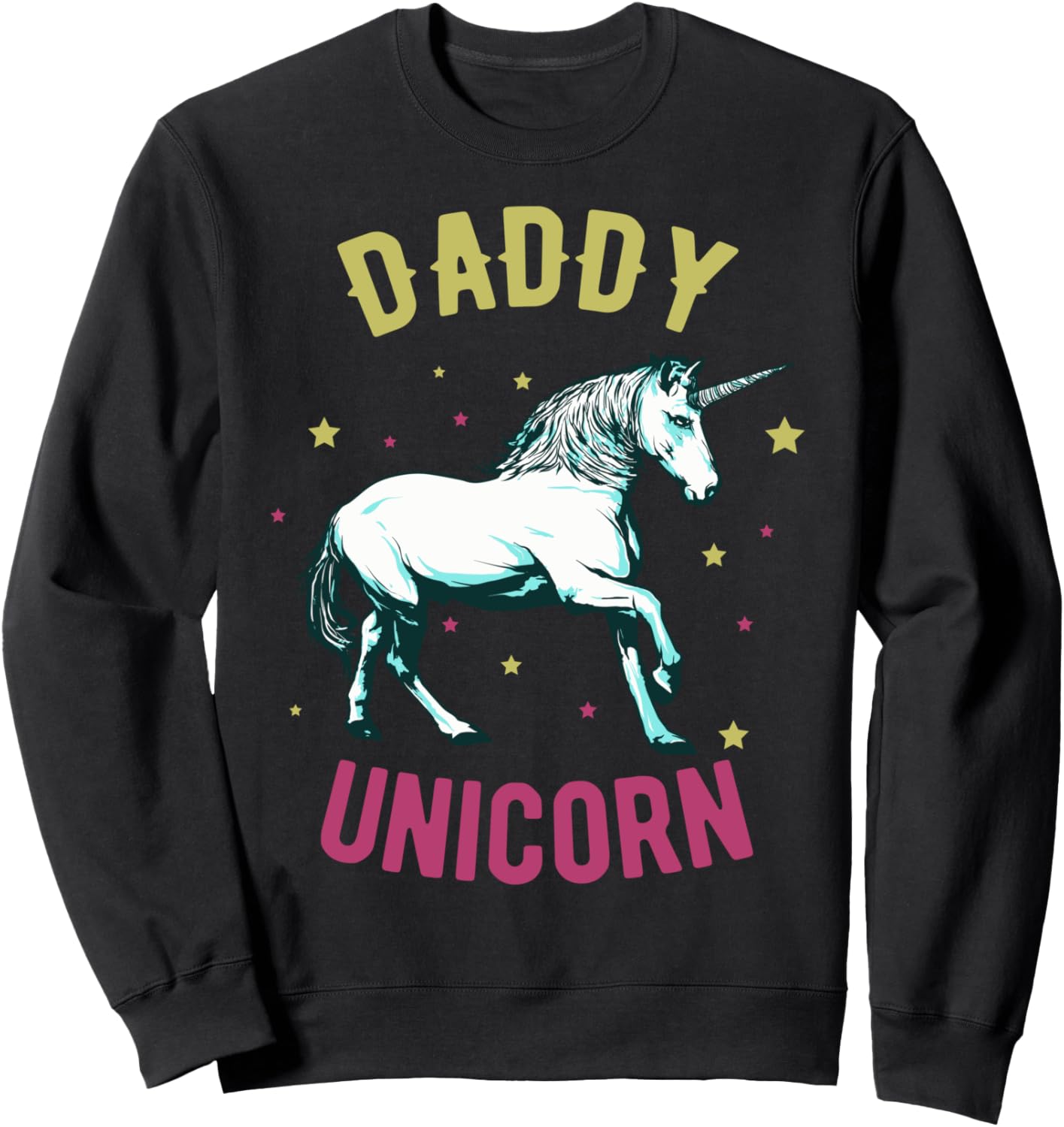 

Забавная толстовка ко Дню отца - Папа-Единорог Daddy Unicorn, черный