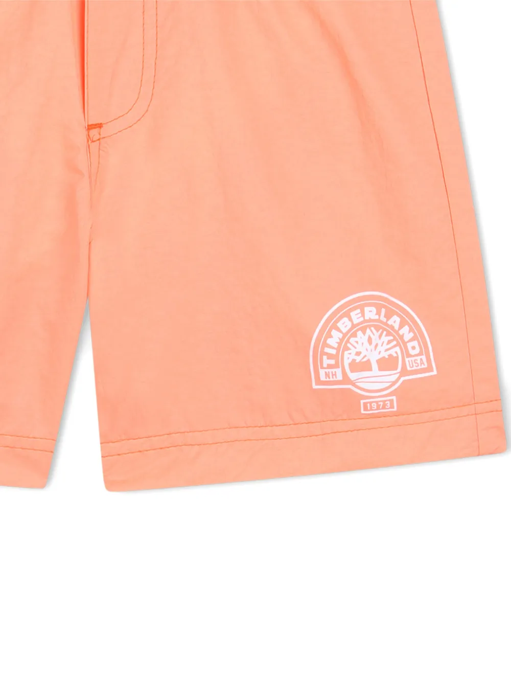 Плавки-шорты с логотипом Timberland Kids, оранжевый — фото 3