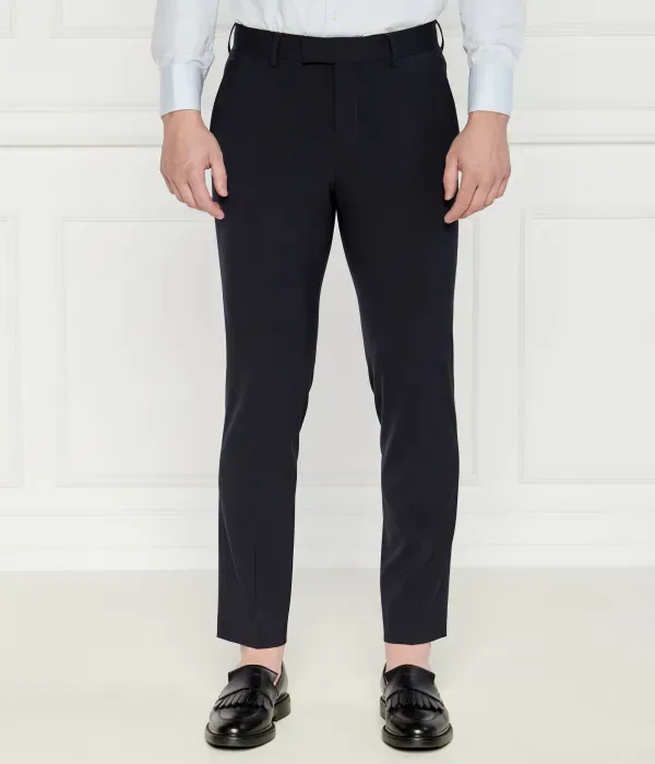 Брюки чинос H-george custom slim fit Boss, темно-синий
