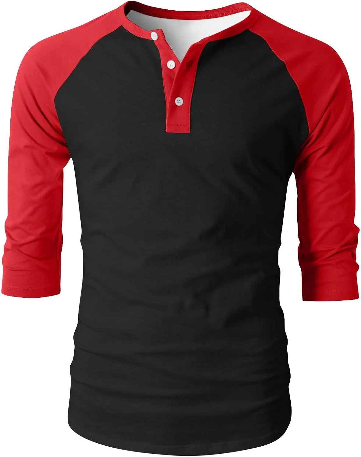 Футболка с 3/4 рукавом мужская Color Block Baseball Tee — фото 3