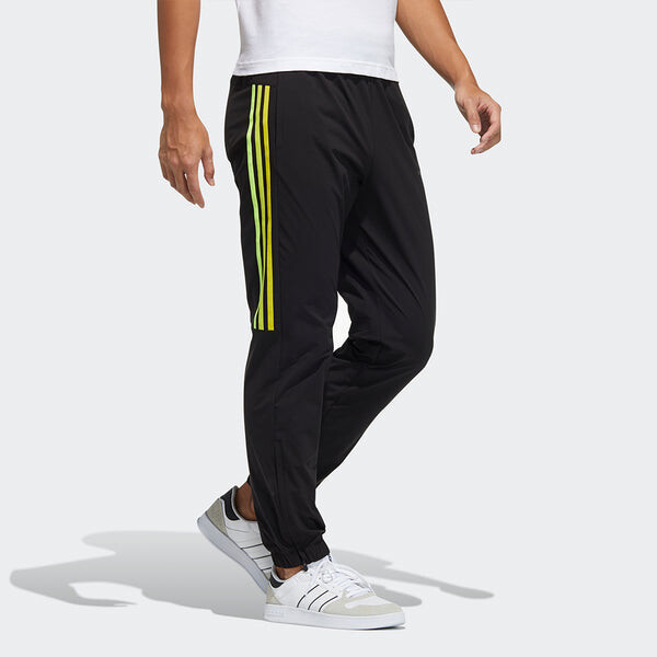 Спортивные штаны adidas neo Casual Sports Side Stripe Bundle Feet Long Pants Black, черный — фото 4