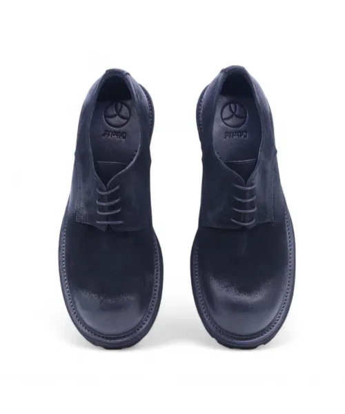 Мужские туфли YASE 6.5cm Feather Command Sole Suede Derby — фото 2