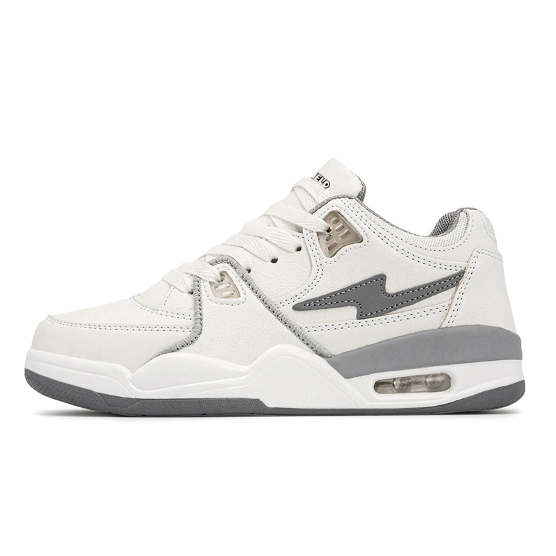 

JIAFEIMAOJIAZU Износостойкие легкие дышащие лоу-топ скейтбордские кроссовки унисекс белый черный, цвет White Black