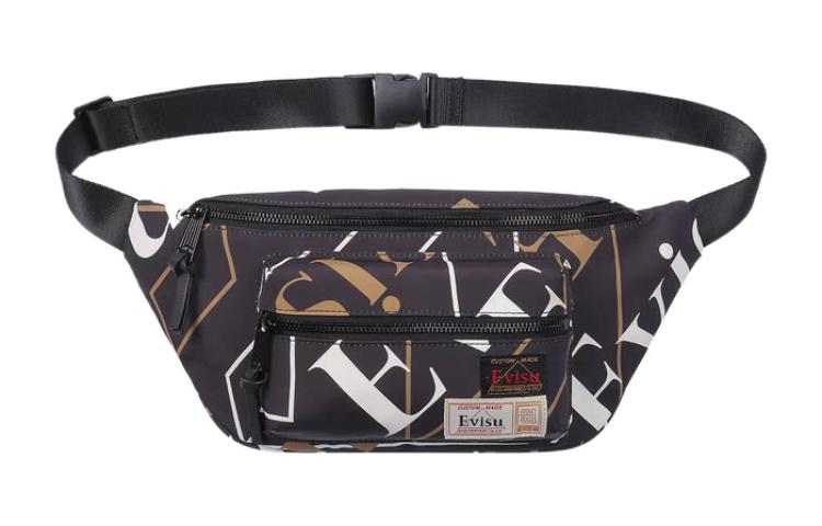 

EVISU Нейлоновый поясной рюкзак мужской разноцветный