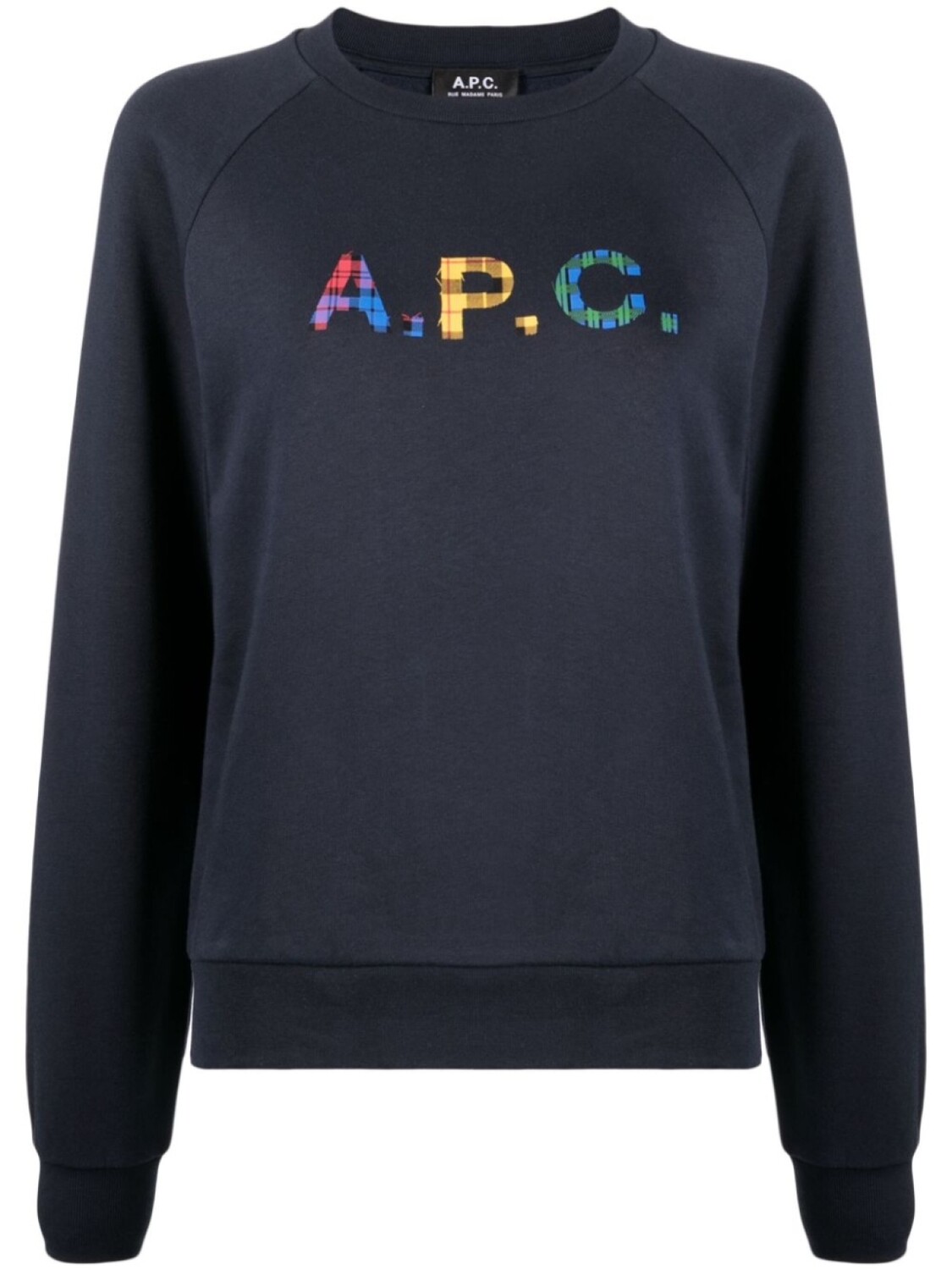 

A.P.C. толстовка с нашивкой-логотипом, синий