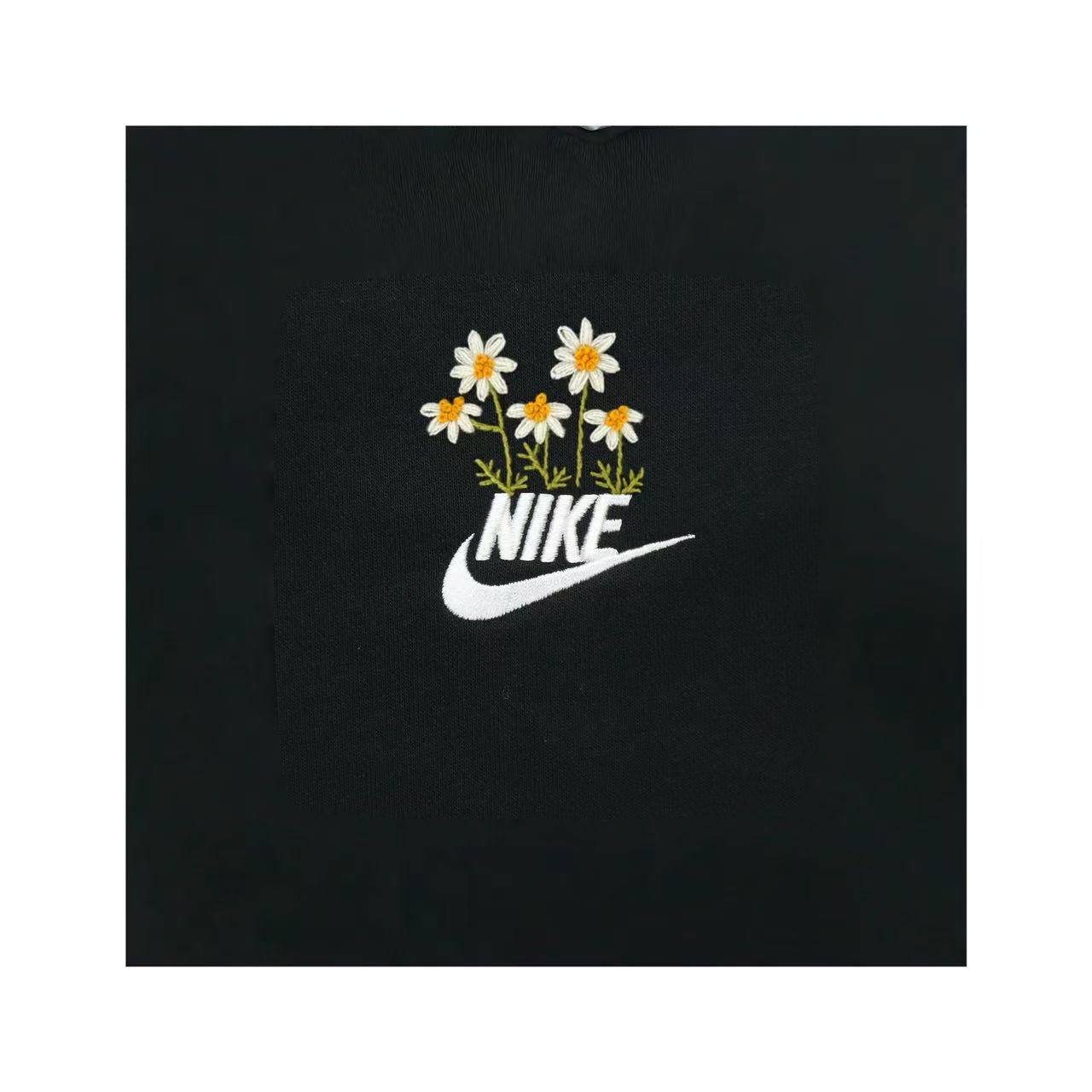 Nike Толстовка унисекс, черные, с круглым вырезом, утолщенные, стандартного размера — фото 4