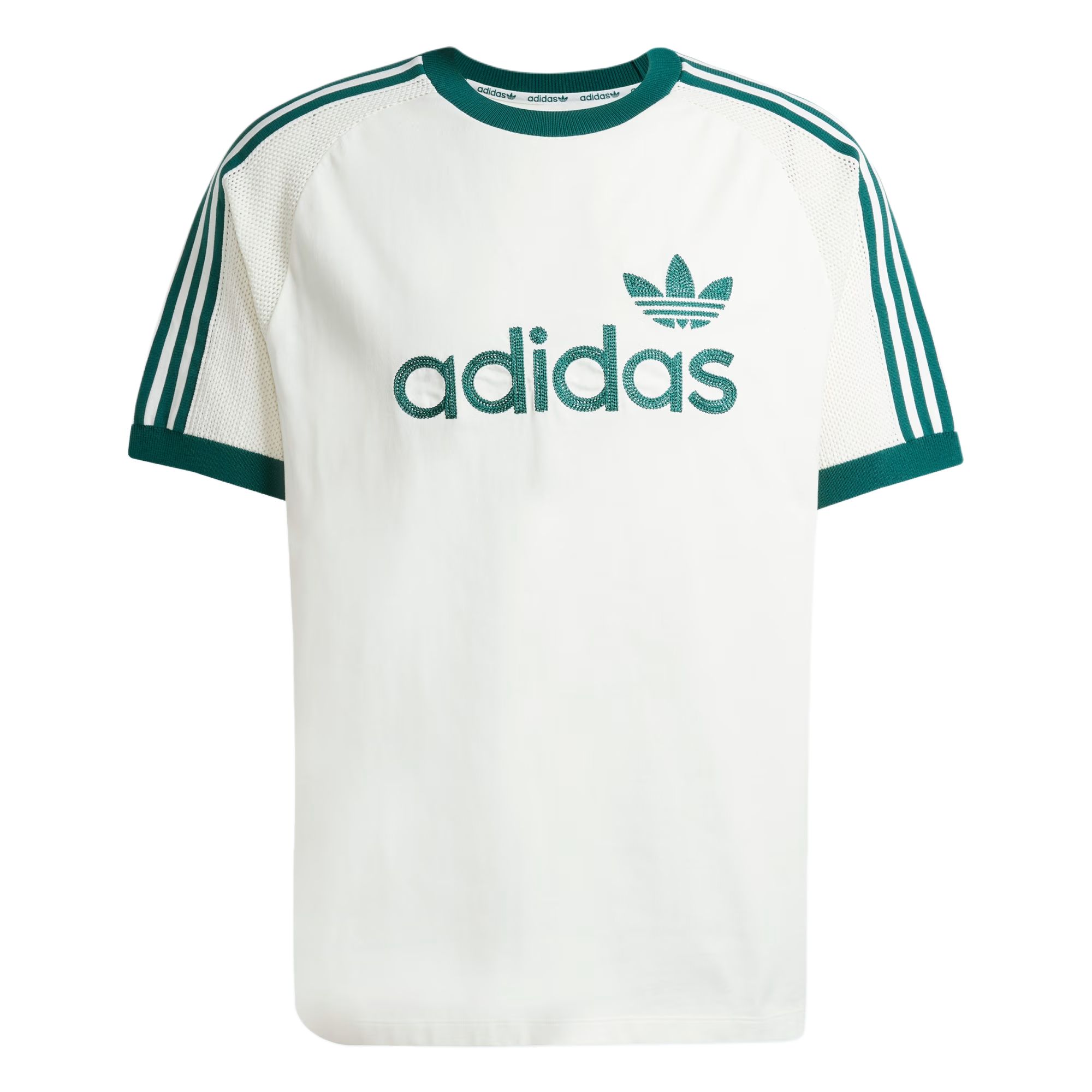 Футболка Adidas с сетчатыми вставками Adidas Originals, Ecru