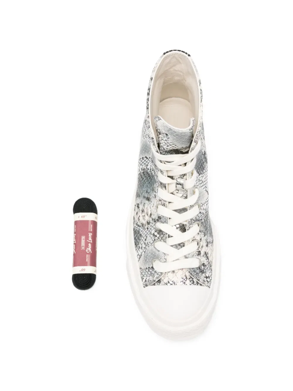 Кроссовки Chuck Taylor All Star с эффектом змеиной кожи Converse, серый — фото 4