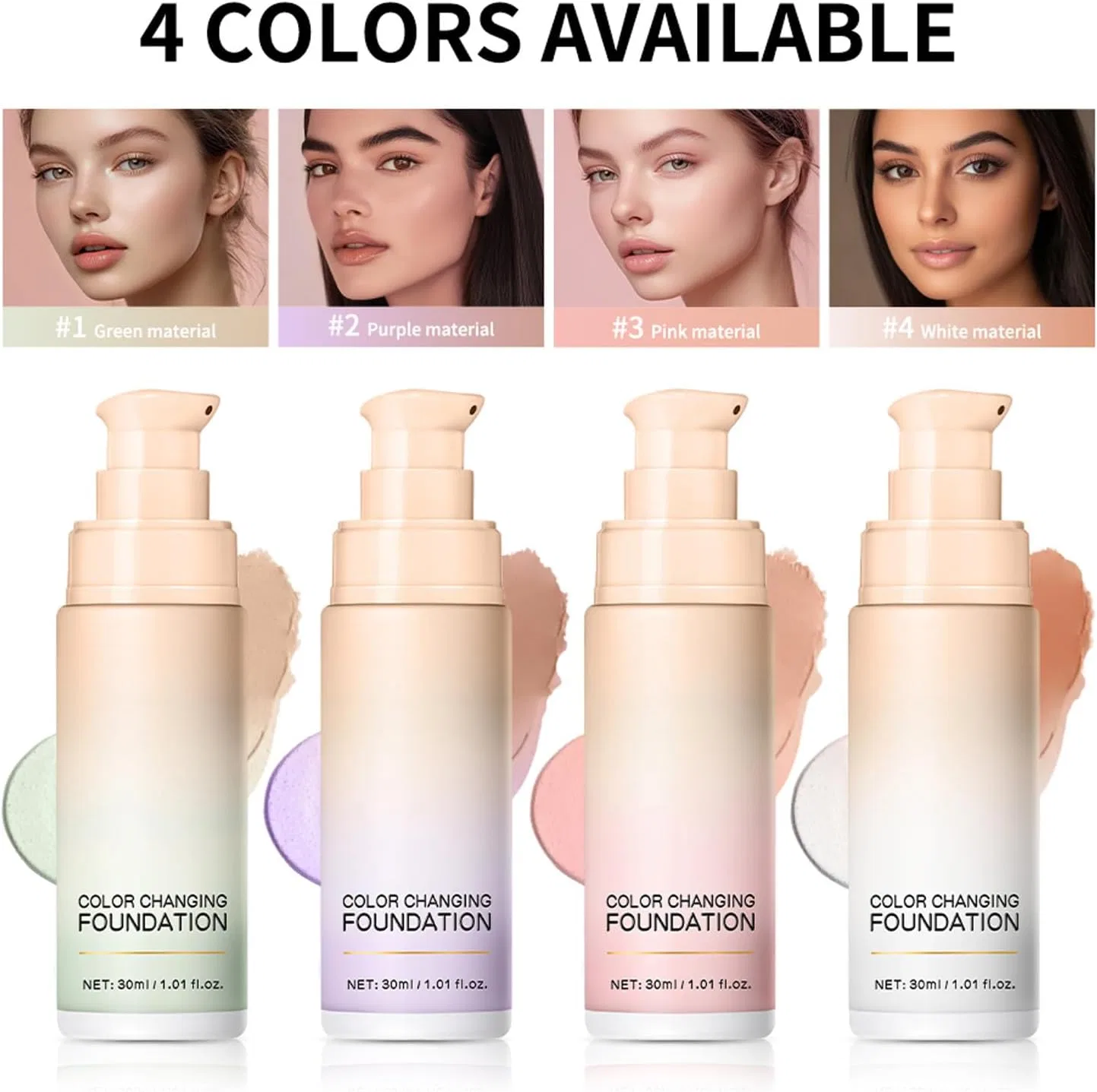 Тональное средство Color Changing Basics Qsvbeeqj 1 шт. — фото 2