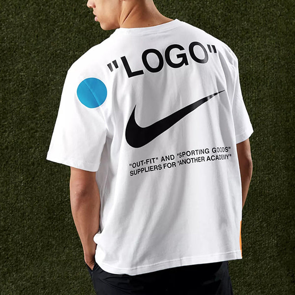 Футболка x off-white mercurial nrg x t-shirt 'white' Nike, черный — фото 4