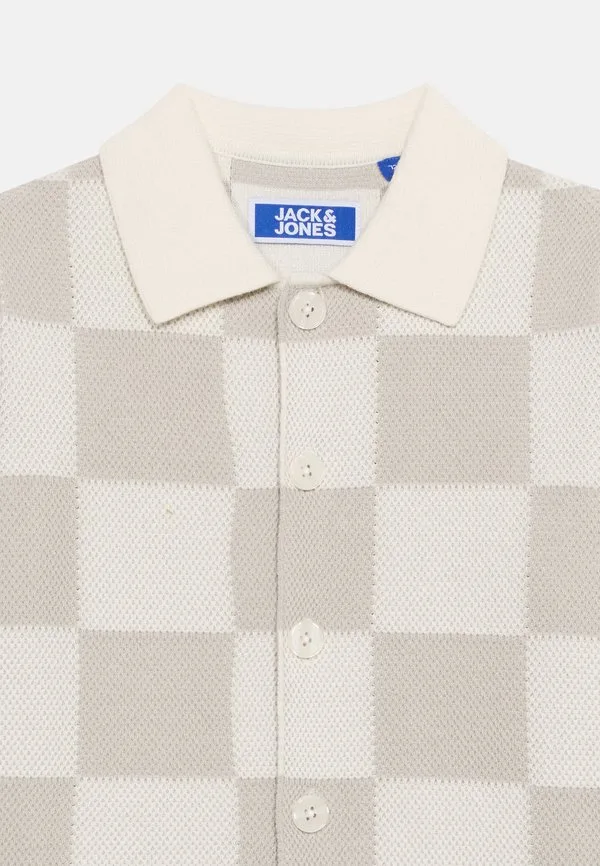 Рубашка в клетку jcosolana Jack & Jones Junior, Beige — фото 4