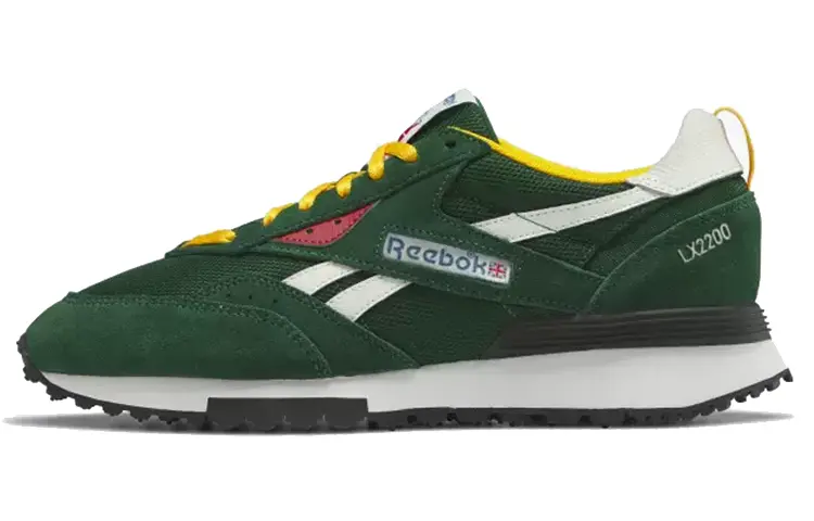 Кроссовки Reebok LX2200 Unisex, зеленый/желтый/белый