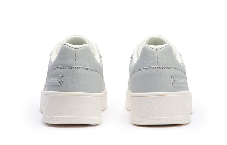 Кроссовки 361° Air Force One Skateboarding Shoes Men Low-top Feather White/photon Gray, белый/серый — фото 4