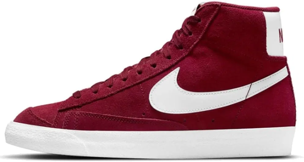 Винтажные баскетбольные кроссовки Nike Blazer Mid '77 для мужчин, белый/черный/красный