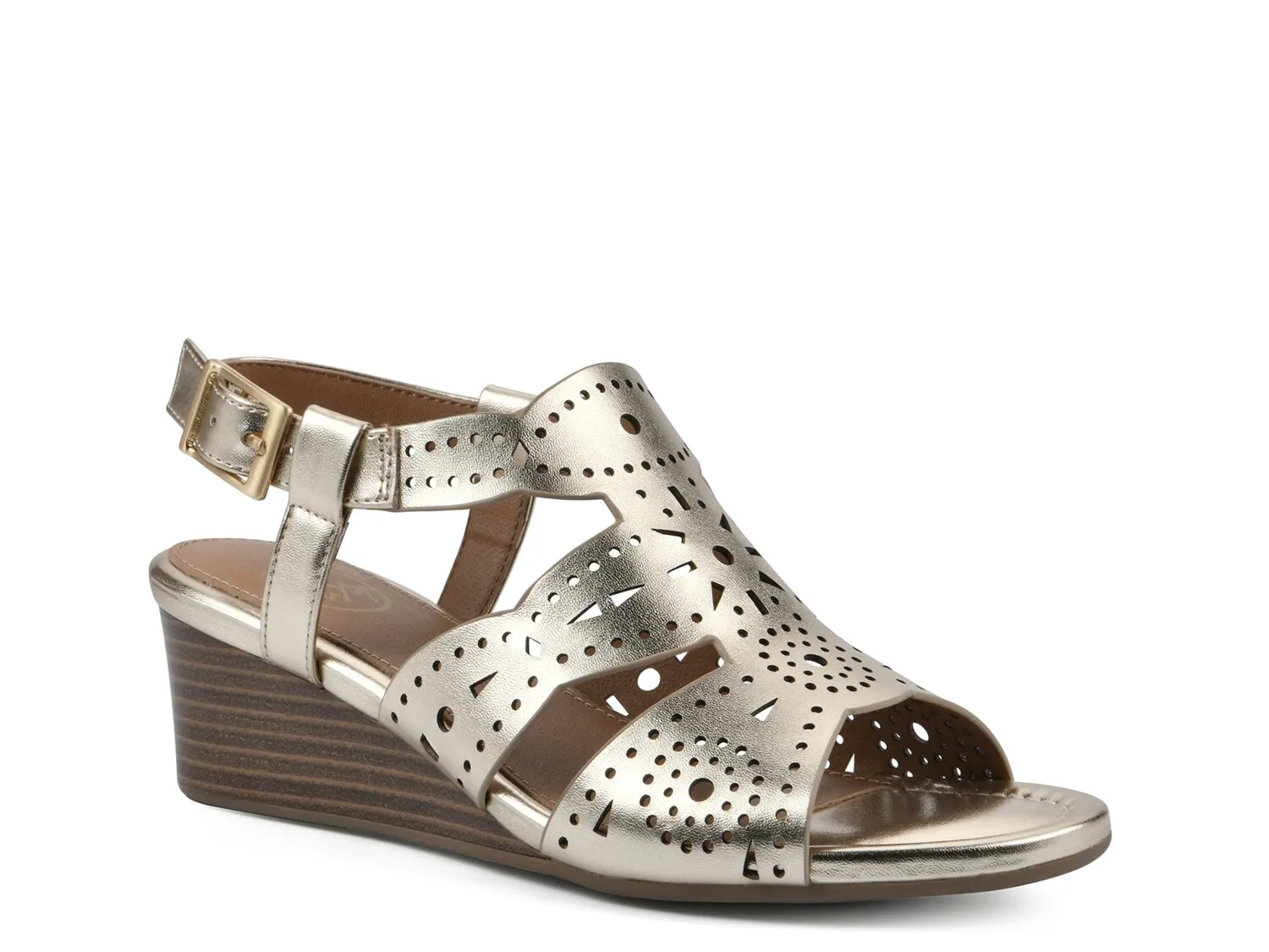 

Сандалии Brush Up Wedge Sandal White Mountain, золото
