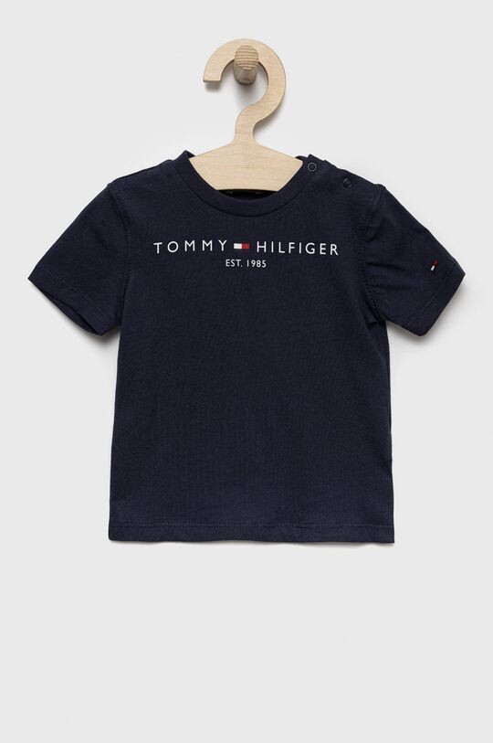 

Детская хлопковая футболка Tommy Hilfiger, темно-синий