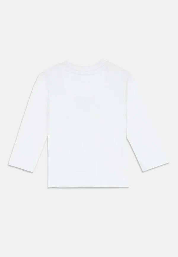 Унисекс топ с длинными рукавами и монограммой Calvin Klein Jeans, Bright White — фото 2