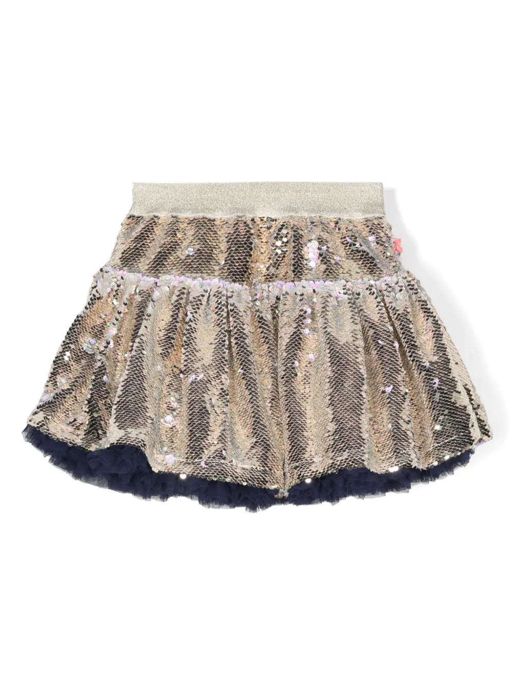 

Юбка мини с пайетками Billieblush, золотой