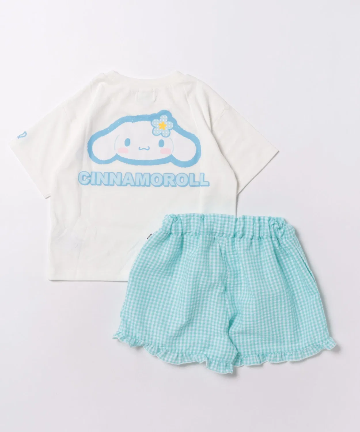 Детский костюм Sanrio в клетку гингем, топ и шорты, 90-130 см, другой цвет — фото 2