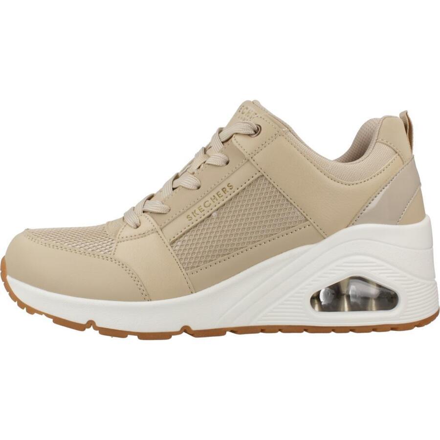 Кроссовки Skechers модель Uno Wedge - цвет все светло-коричневый — фото 2