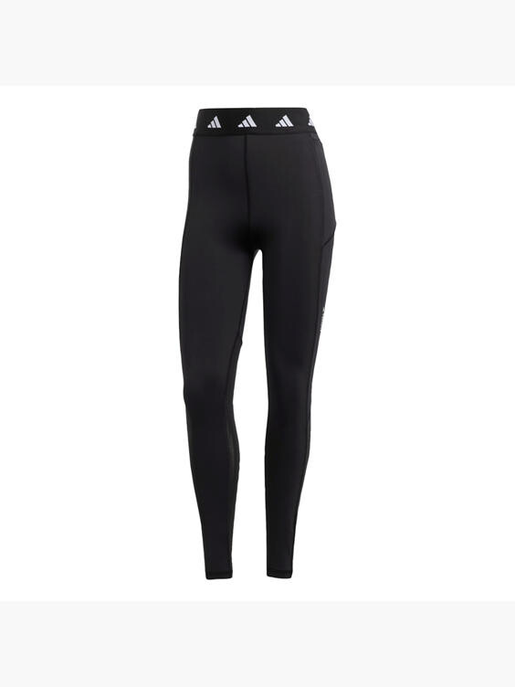 

Полноразмерные леггинсы Techfit Stash Pocket Adidas, черный
