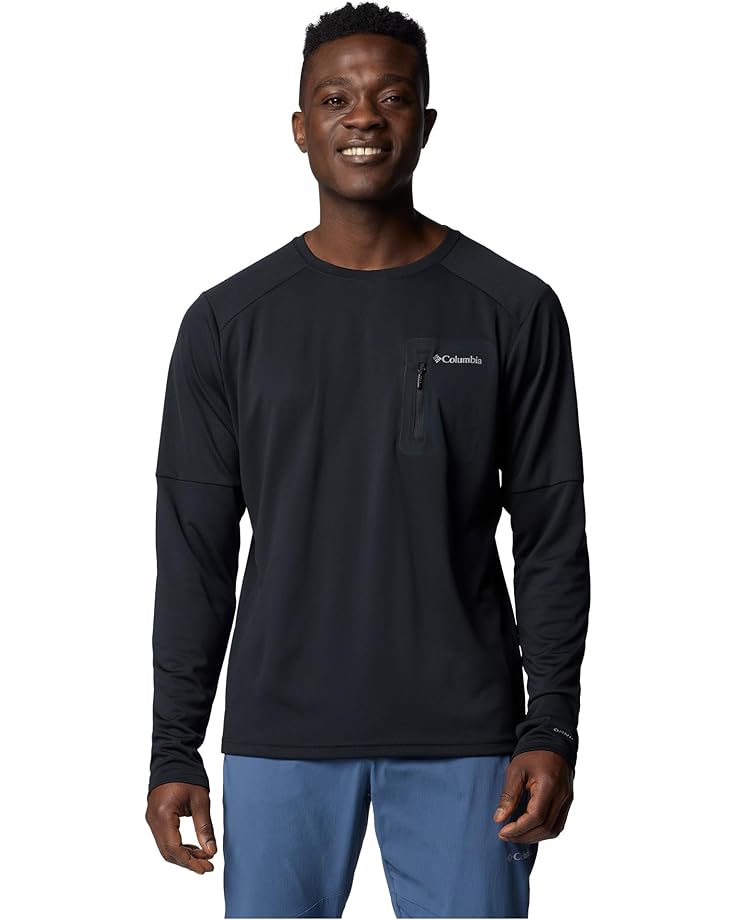 

Лонгслив Columbia Columbia Tech Knit Long Sleeve Crew, черный