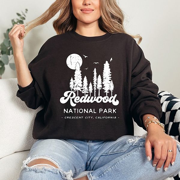 

Винтажный свитшот Redwood National Park Simply Sage Market, Chocolate, Зеленый, Винтажный свитшот Redwood National Park Simply Sage Market, Chocolate