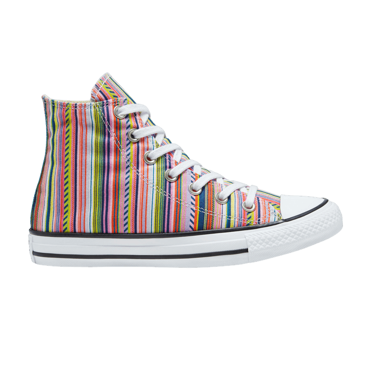 

Кроссовки Converse Chuck Taylor All Star High 'Summer Stripes', разноцветный