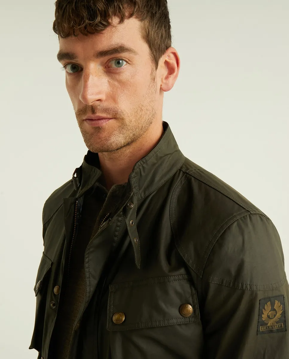 

Коричневая вощеная мужская куртка Belstaff, оливковый