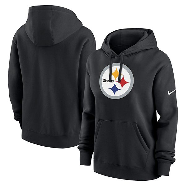 

Женский черный худи Pittsburgh Steelers Club Fleece Nike
