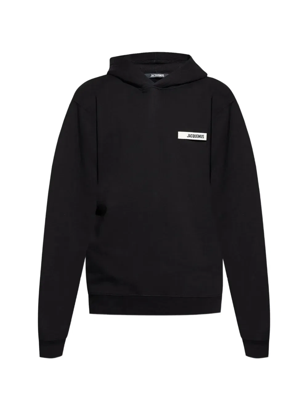 Толстовка с крупнозернистой лентой JACQUEMUS, черный