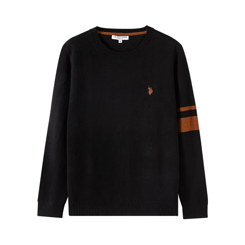 Мужской свитшот с круглым вырезом U.S. POLO ASSN., Black
