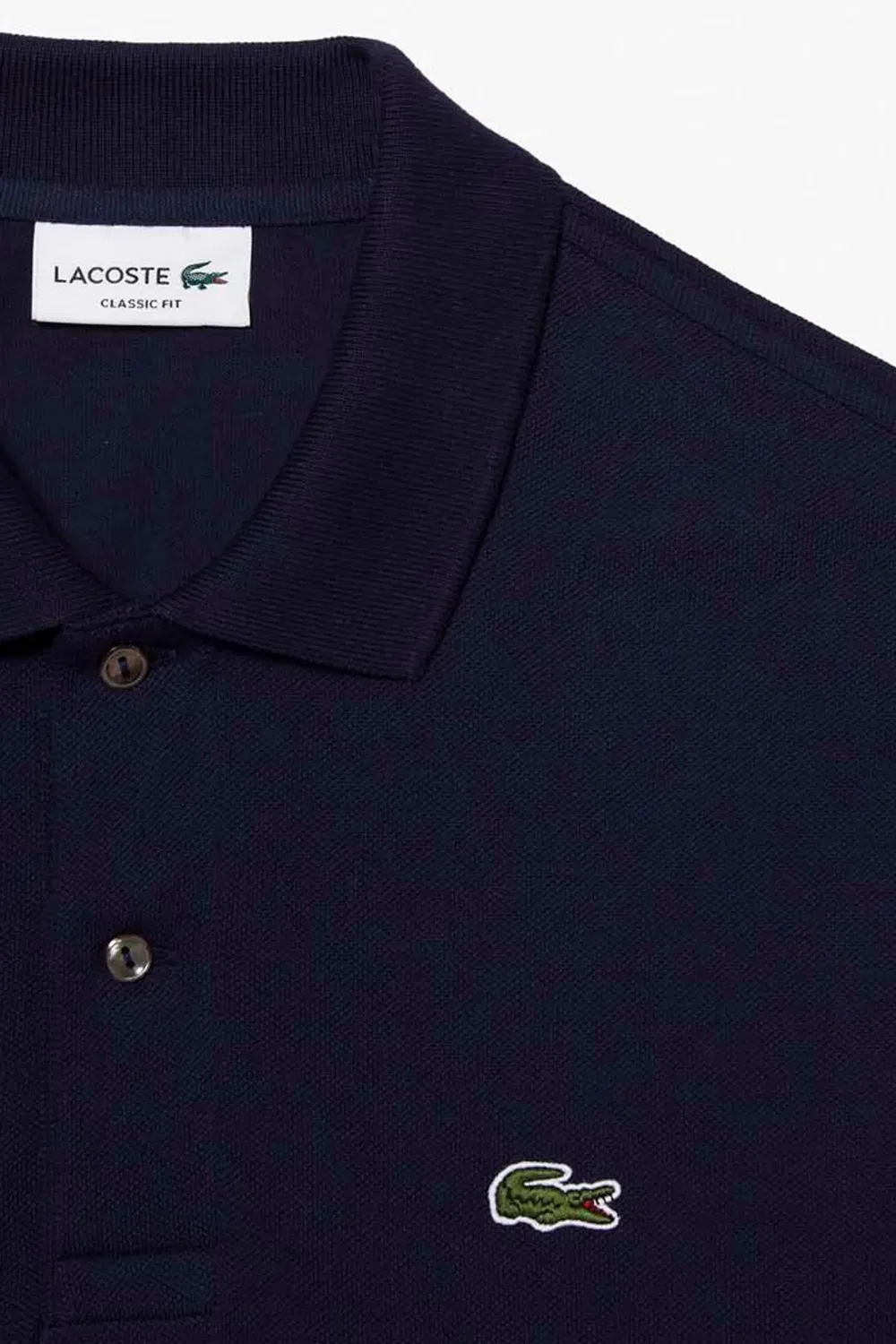 Мужской лонгслив-поло L1212 Lacoste, Navy Blue — фото 2
