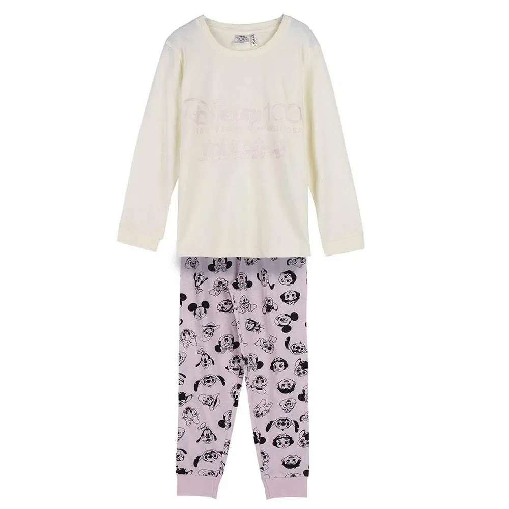 Детская пижама с длинным рукавом Disney 100 Disney, Pink