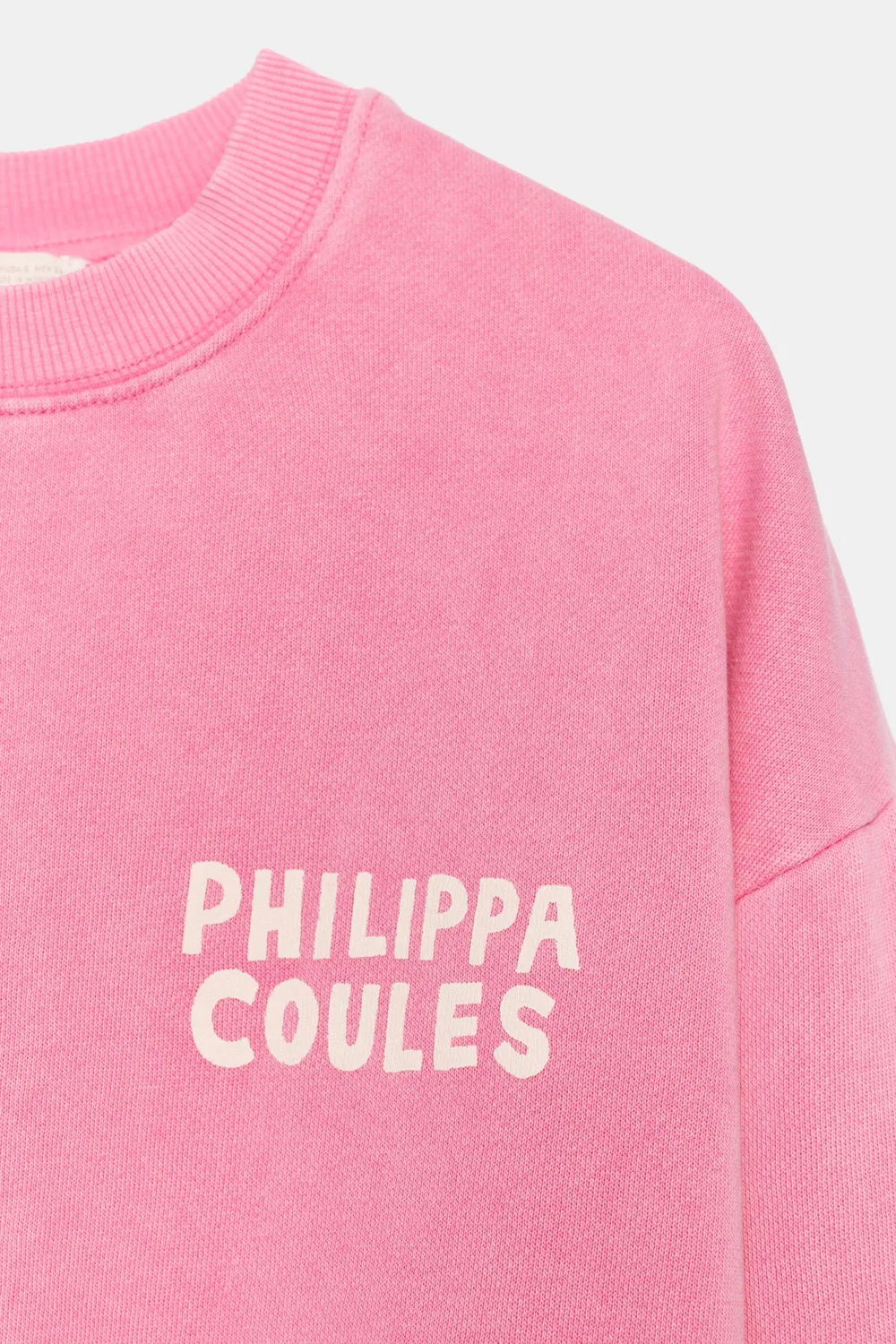 Толстовка с эффектом выцветания от Филиппы Коулз ZARA, Pink — фото 3